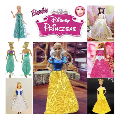 Vestido De Princesa Para Boneca Barbie