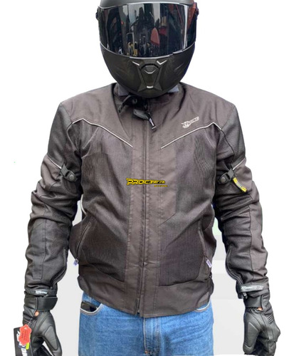 Chaqueta De Verano Moto Protección Removible Con Lainer