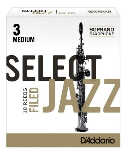 Cañas Daddario Jazz Select Saxo Soprano Nº 3m Rsf10ssx3m X10