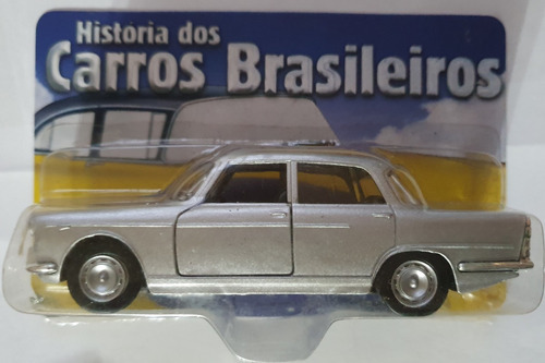 Miniatura História Carros Brasileiros Alfa Romeo Fnm Jk2000 Cor Prata