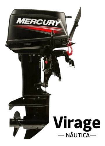 Motor De Popa Mercury 30hp Partida Elétrica 30eh 2 Tempos
