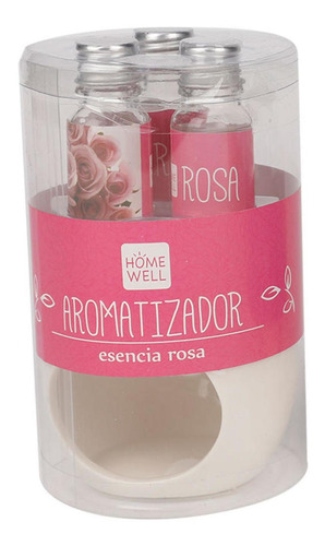 Aromatizador De Cerámica Con Esencia Rosas