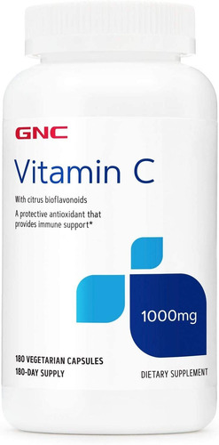  Vitamina C 1000 Mg Gnc 180 Capsulas