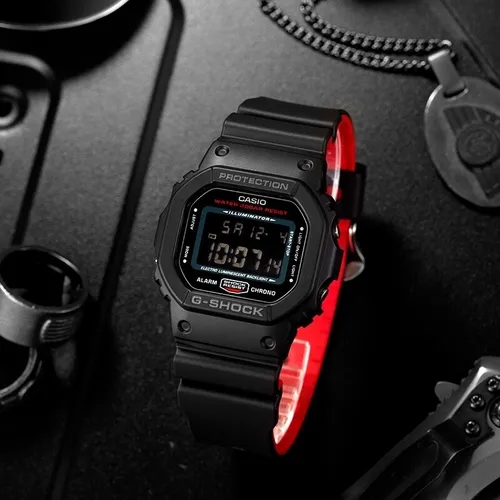 Reloj Casio Dw 5600hr 1d Hombre Gshock Resistente A Golpes