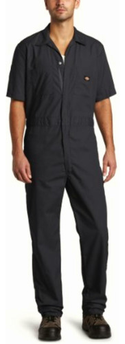 Dickies Men's Short Sleeve Coverall, Azul Marino (dark