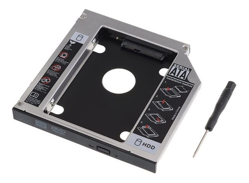 Caddy Para Disco Sata En Cd/dvd Drive 12.7mm