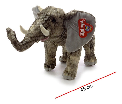 Elefante Peluche Phi Phi Toys 45cm
