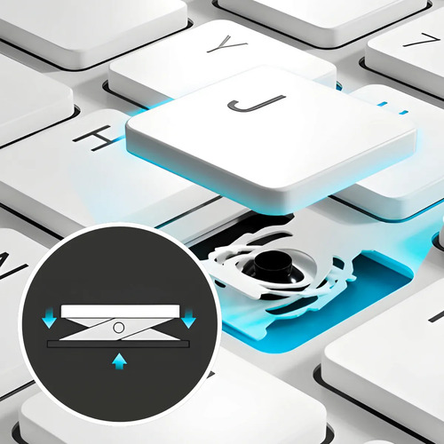 Teclado 60% Sem Fio Bluetooth Qwerty Membrana Ergonomico