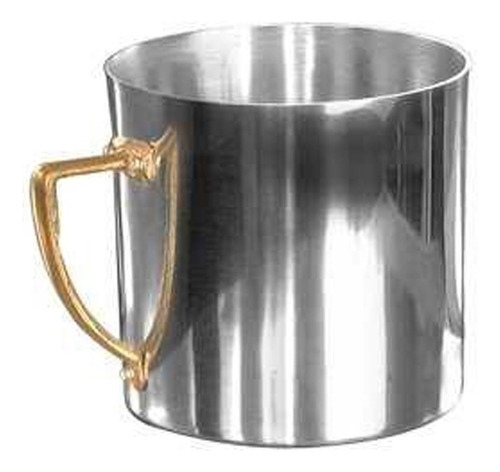 Jarro Hervidor Jarrito Aluminio 10cms 750ml Asas Bronce.