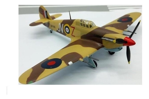 Avión Hurricane Mk I I Trop 2da Guerra Mundial 1/72 Diecast