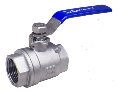 2pcbv-wog200-f100 Full Port Ball Valve, 1  Npt, 2 Piece...