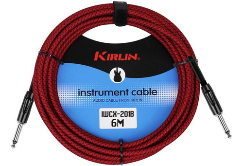 Cable Instrumento Kirlin Rojo 6mts Iwcx-201b-6r