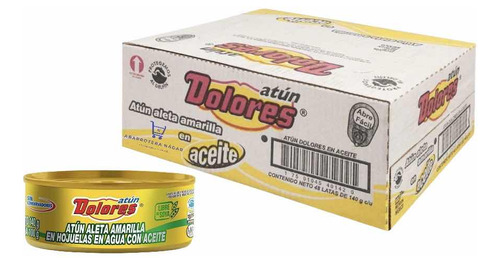 Caja Atún Dolores En Aceite 48 Latas De 140g C/u