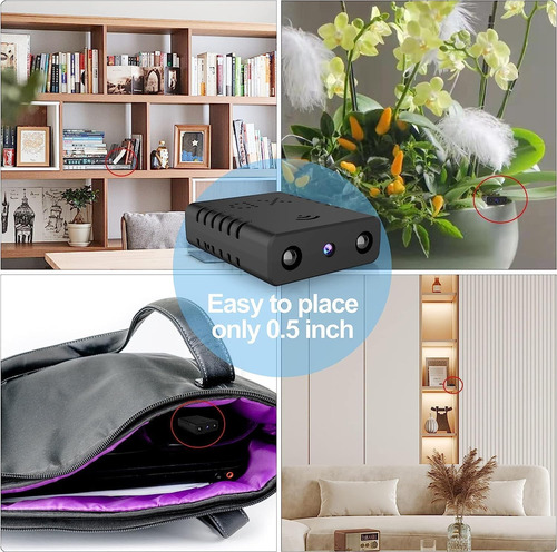 Cámara Inalámbrica Wifi Con Batería Más Pequeña, Cámara De S