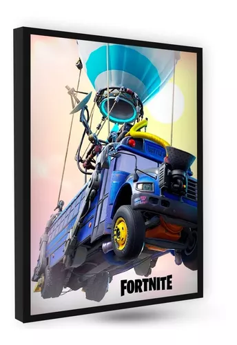 Quadro Gamer Fortnite Game Geek 43x33