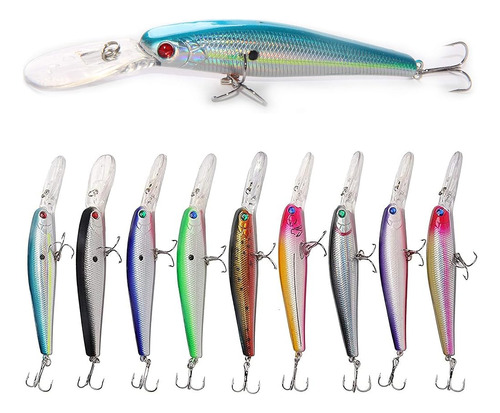 Señuelos De Pesca Dura Bait Minnow Señuelos Bass Crankbait S