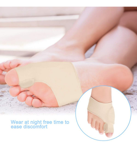 Corretor De Joanetes Com Almofada De Gel E Separador De Gel