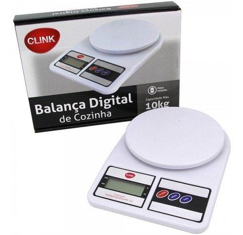 Balança De Precisão Digital 10kg Diet Gourmet Cozinha Clink