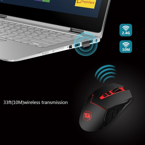 Mouse Gamer Inalámbrico Redragon Mirage M690