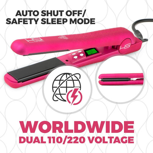 Ceramic tourmaline ionic flat iron hair straightener mercado libre Clearance