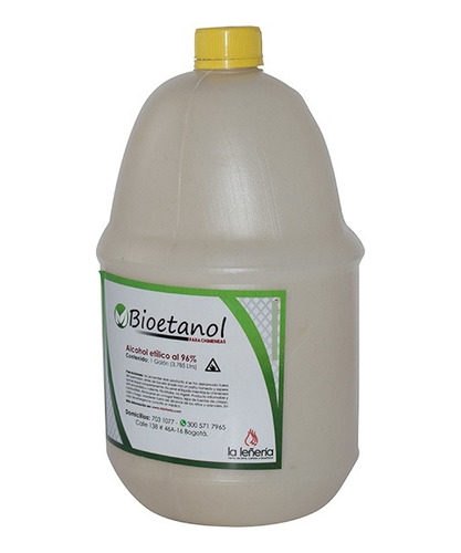 Bioetanol Para Chimeneas Galón 3.8 Litros 96% La Leñería