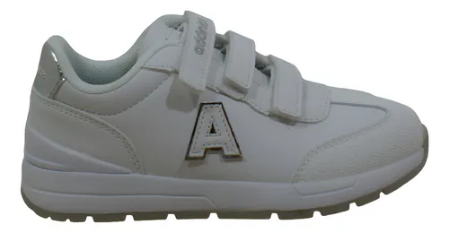 comprar Zapatillas Addnice Los Angeles Velcro Niños Blanco\u002Fplata