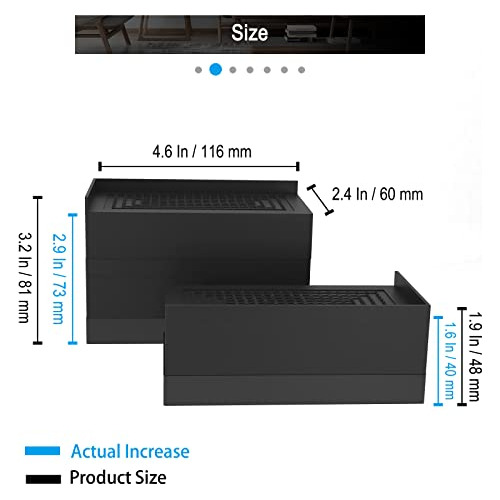 Elevadores De Muebles Cama Ajustables, Elevación Altur...