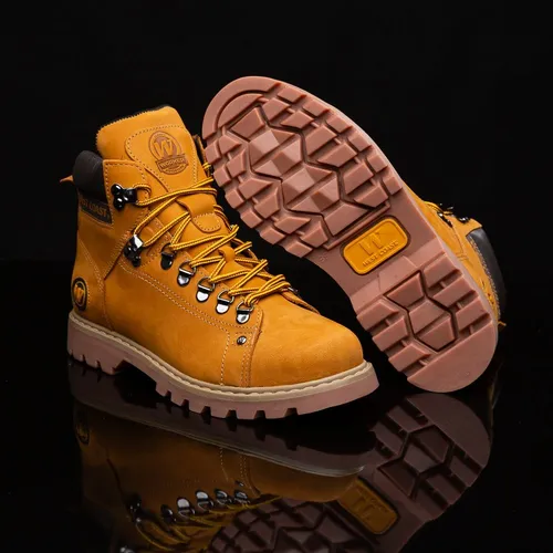 Coturno yellow cheap boot