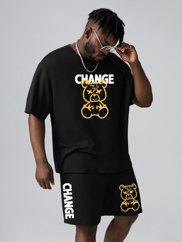 Remera Aesthetic Hombre De Oso Para Salir De Marca Original