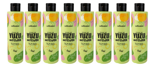 Pack 8 Gel De Ducha Natural Yuzu Y Feijoa, 300 Ml