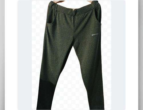 Pantalón Jogging Gris Melange Oscuro. Talle Xl/2xl.  Nuevo!