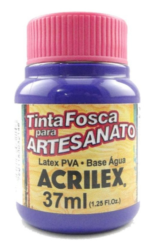 Tinta Acrilex Fosca P/artes. 37 Ml 516 Violeta