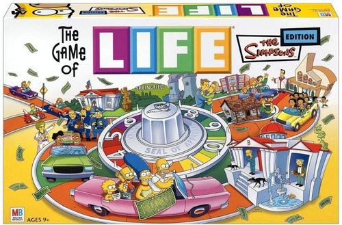 Juego De La Vida Life Los Simpson Con Licencia Hasbro E.full