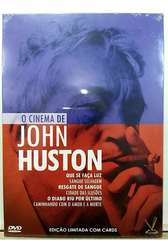 O Cinema De John Huston - 3 Dvd - 6 Filmes 6 Cards - Lacrado