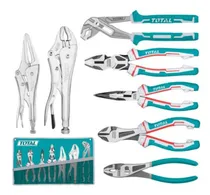 Comprar Set De 7 Alicates Industriales Marca Total Tos23055