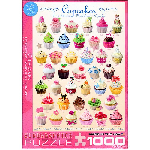 Cupcakes De 1000 Piezas De Puzzle Rompecabezas 19x26.5