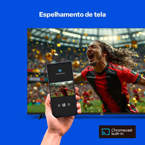 Smart Tv Dled 43 Full Hd Multi Essencial Android 11 3hdmi