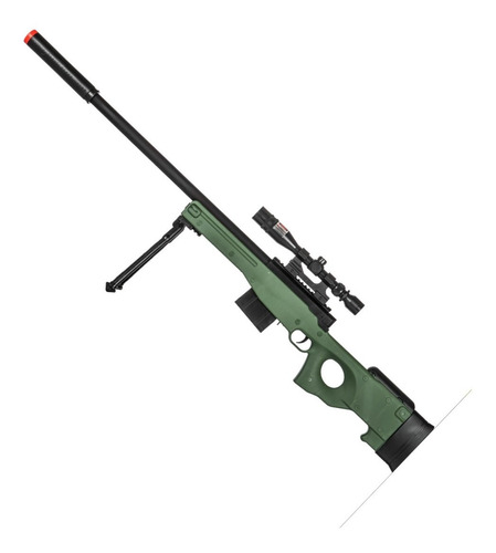 Rifle Airsoft P2703g Resorte Mira Punto Verde Bbs 6mm Xtr C