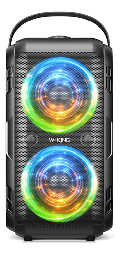 W-king Altavoz Bluetooth 80w Super Punchy Bass Con Luces Led