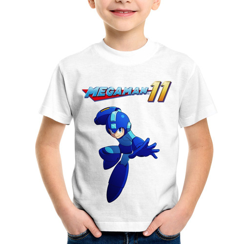 Camiseta Infantil Megaman 11