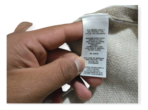 Sueter Vineyard Vines Chico S Cafe/crema (Usado)