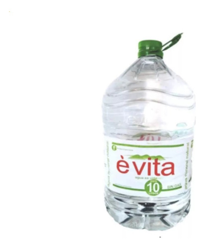 Bidón De Agua Mineral Natural É-vita X10 Litros