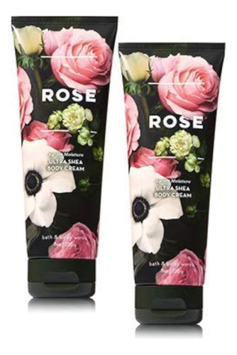 Bath And Body Works 2 Pack Rose Ultra Shea Crema Corporal 8.