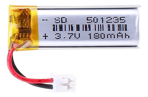 3.7v 501235 180mah Lithium Polymer Ion Battery Recharge...