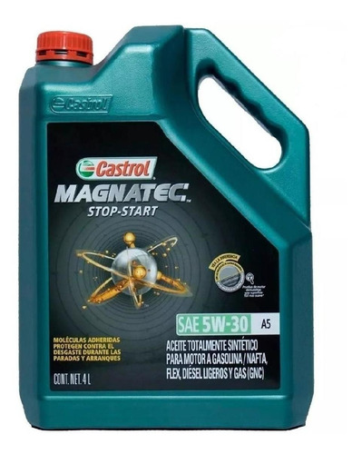 Aceite Magnatec Stop-start 5w-30 A5 4l Castrol