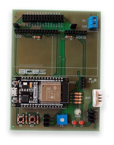 Placa Acepic Station V2.0 Com Módulo Esp32