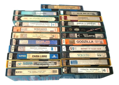 Lote De 21 Vhs,originales,incluy,godzilla,stars Wars