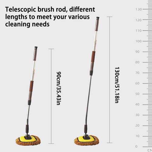 Escova De Limpeza De Carros O Car Wash Mop 15 Degrees Bend C