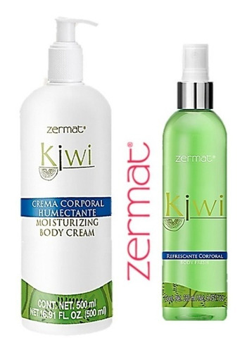 Duo Crema Corporal Y Refrescante Kiwi Zermat