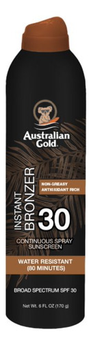 Australian Gold autobronceante protector únicos en el país